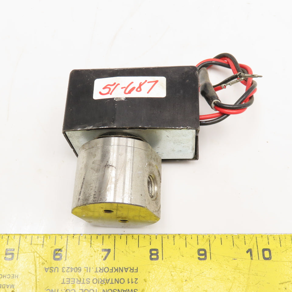 CKD HVB4 1 1/4" NPT Solenoid Valve 24VDC Coil