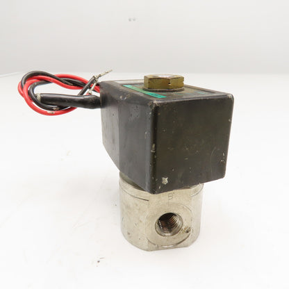 CKD HVB4 1 1/4" NPT Solenoid Valve 24VDC Coil