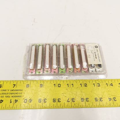 SPC Technology DC-37S-MP 37 Pin Solder Cup Female Sub-D Connector Lot Of 10