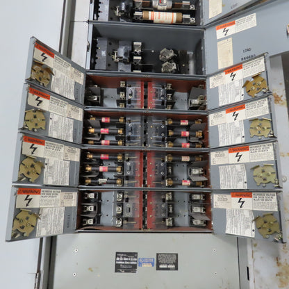 Westinghouse FY48384 Type FDP 400A 3Ph 3W 480V Fused Panel Switch Board