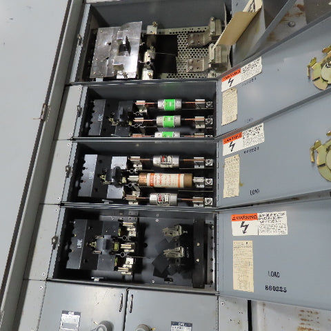 Westinghouse FY48384 Type FDP 400A 3Ph 3W 480V Fused Panel Switch Board