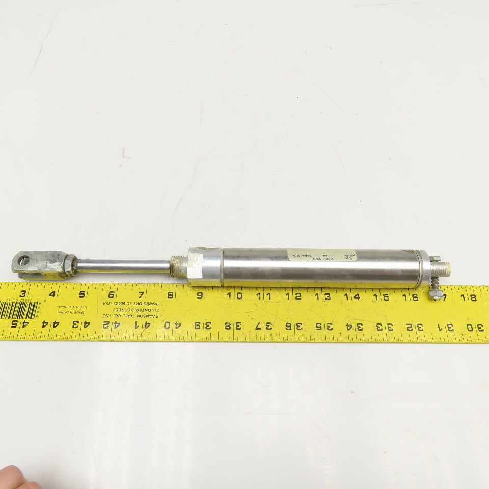 SMC NCMC125-0300CT 1-1/4" Bore 3" Stroke Single Acting Air Retract Cylinder