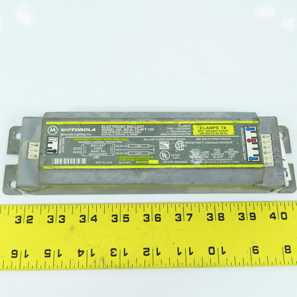 Motorola M2-IL-T8-8FT-120 Electronic Ballast 120VAC 8' Instant Start