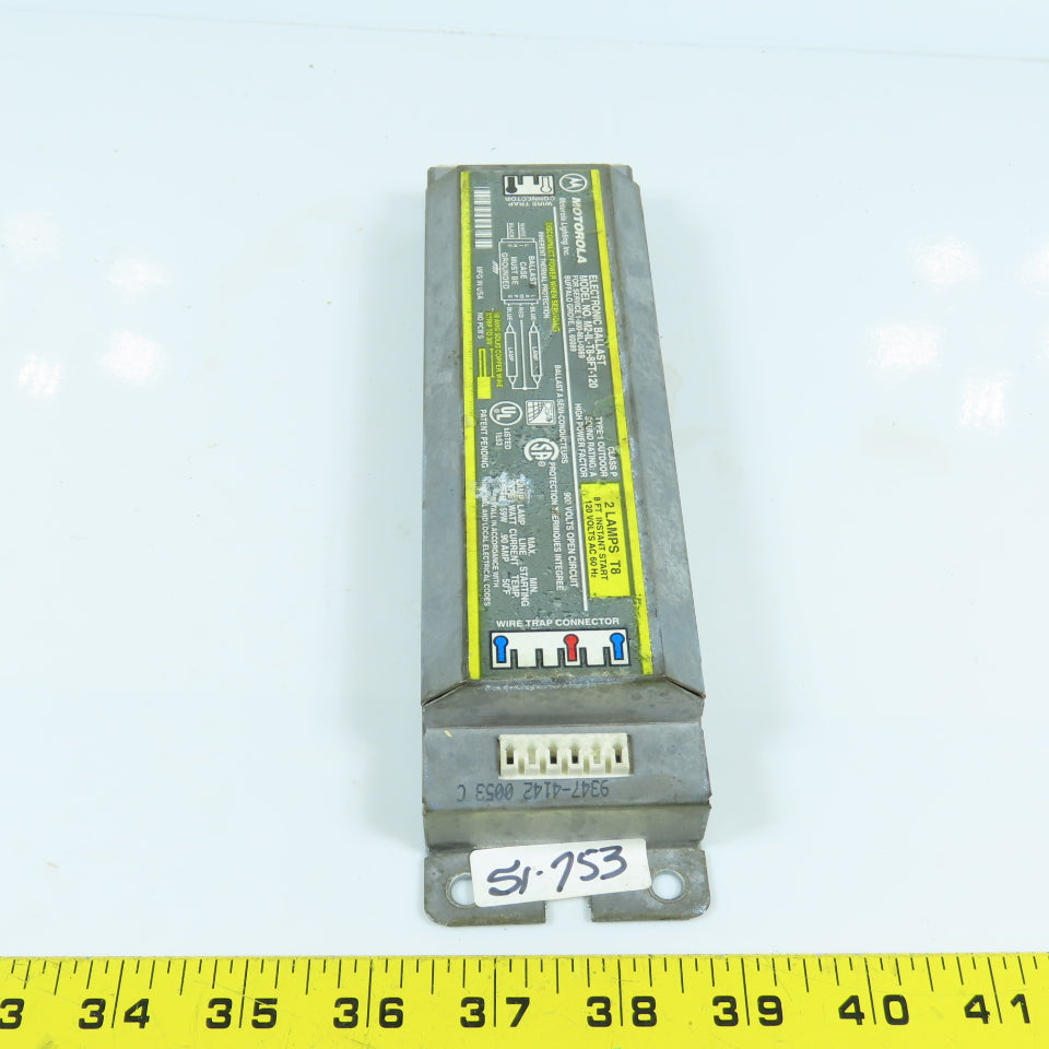 Motorola M2-IL-T8-8FT-120 Electronic Ballast 120VAC 8' Instant Start