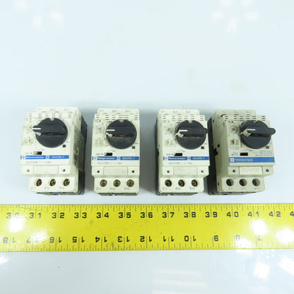 Telemecanique GV2-P06 1-1.6A Motor Protector Circuit Breaker Lot Of 4