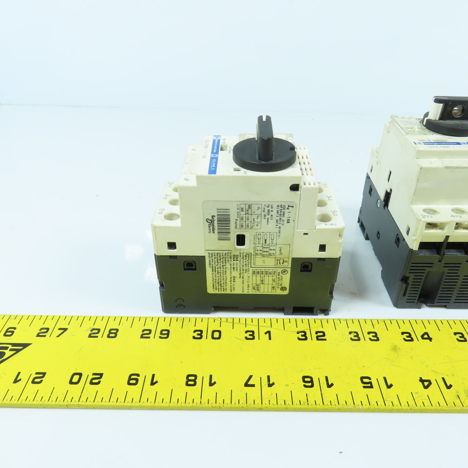 Telemecanique GV2-P06 1-1.6A Motor Protector Circuit Breaker Lot Of 4
