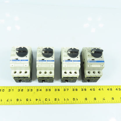 Telemecanique GV2-P06 1-1.6A Motor Protector Circuit Breaker Lot Of 4
