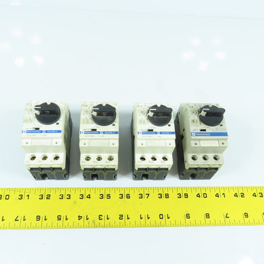 Telemecanique GV2-P06 1-1.6A Motor Protector Circuit Breaker Lot Of 4