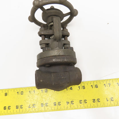Bonney Forge API 602 1/2" Socket Weld Gate Valve Class 800 1976WP