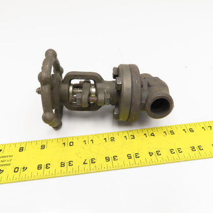Bonney Forge API 602 1/2" Socket Weld Gate Valve Class 800 1976WP