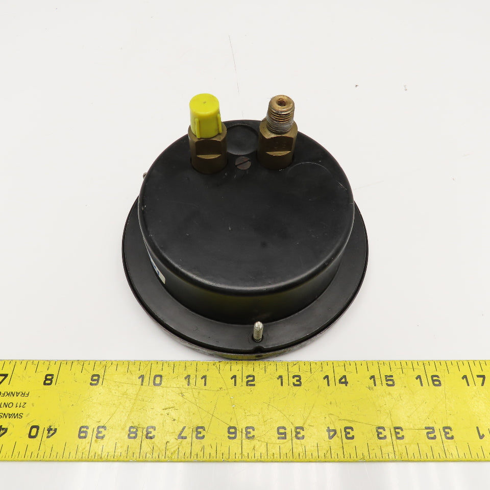 Ashcroft 0-60 PSI Panel Mount 6" Back Ported Max Hand Pressure Gauge 1/4"NPT