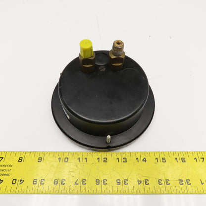 Ashcroft 0-60 PSI Panel Mount 6" Back Ported Max Hand Pressure Gauge 1/4"NPT