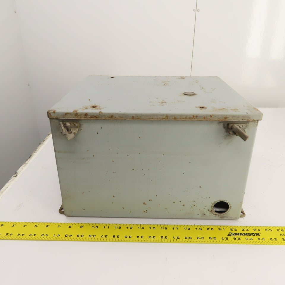 Hoffman 16" x 14" x 10" Electrical Enclosure W/ Backplate & Hinged Door