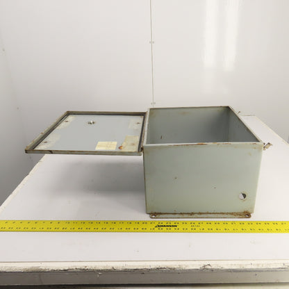 Hoffman 16" x 14" x 10" Electrical Enclosure W/ Backplate & Hinged Door
