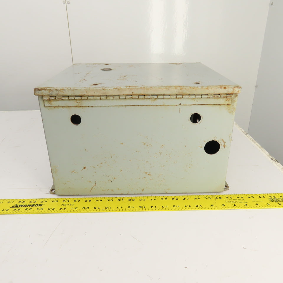 Hoffman 16" x 14" x 10" Electrical Enclosure W/ Backplate & Hinged Door