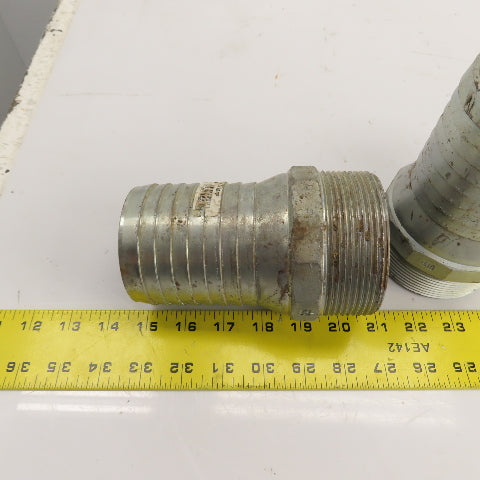 CN300 SP 3" Male Hose Shank x 3" NPT Male Combination Coupling Nipple Lot/7