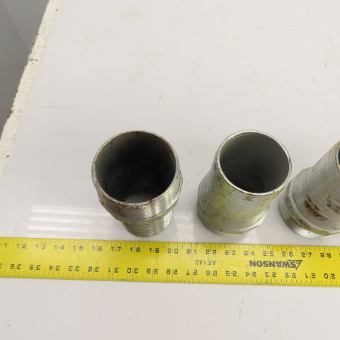 CN300 SP 3" Male Hose Shank x 3" NPT Male Combination Coupling Nipple Lot/7