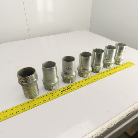 CN300 SP 3" Male Hose Shank x 3" NPT Male Combination Coupling Nipple Lot/7