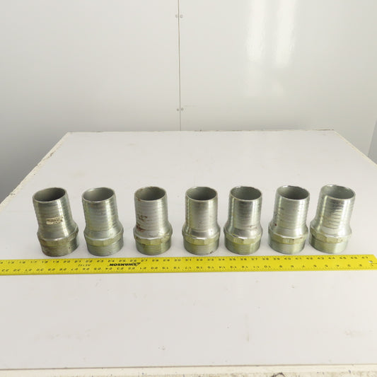 CN300 SP 3" Male Hose Shank x 3" NPT Male Combination Coupling Nipple Lot/7