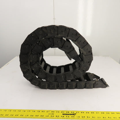 KS 0625.42 86" L Cable Carrier Energy Drag Chain 4" x 1-1/4" ID W/ Anchors