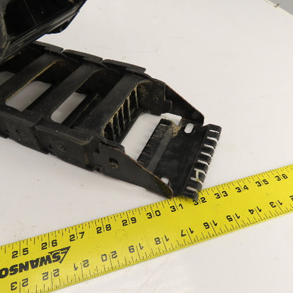 KS 0625.42 86" L Cable Carrier Energy Drag Chain 4" x 1-1/4" ID W/ Anchors