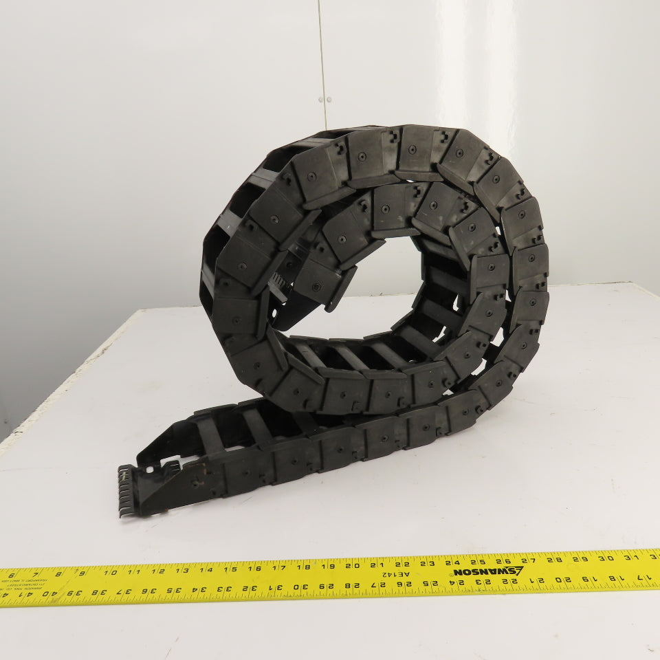 KS 0625.42 86" L Cable Carrier Energy Drag Chain 4" x 1-1/4" ID W/ Anchors