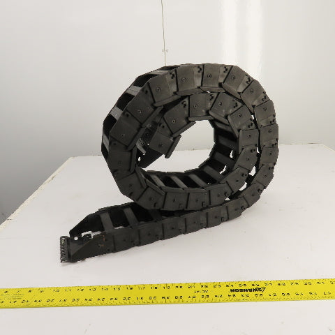 KS 0625.42 86" L Cable Carrier Energy Drag Chain 4" x 1-1/4" ID W/ Anchors
