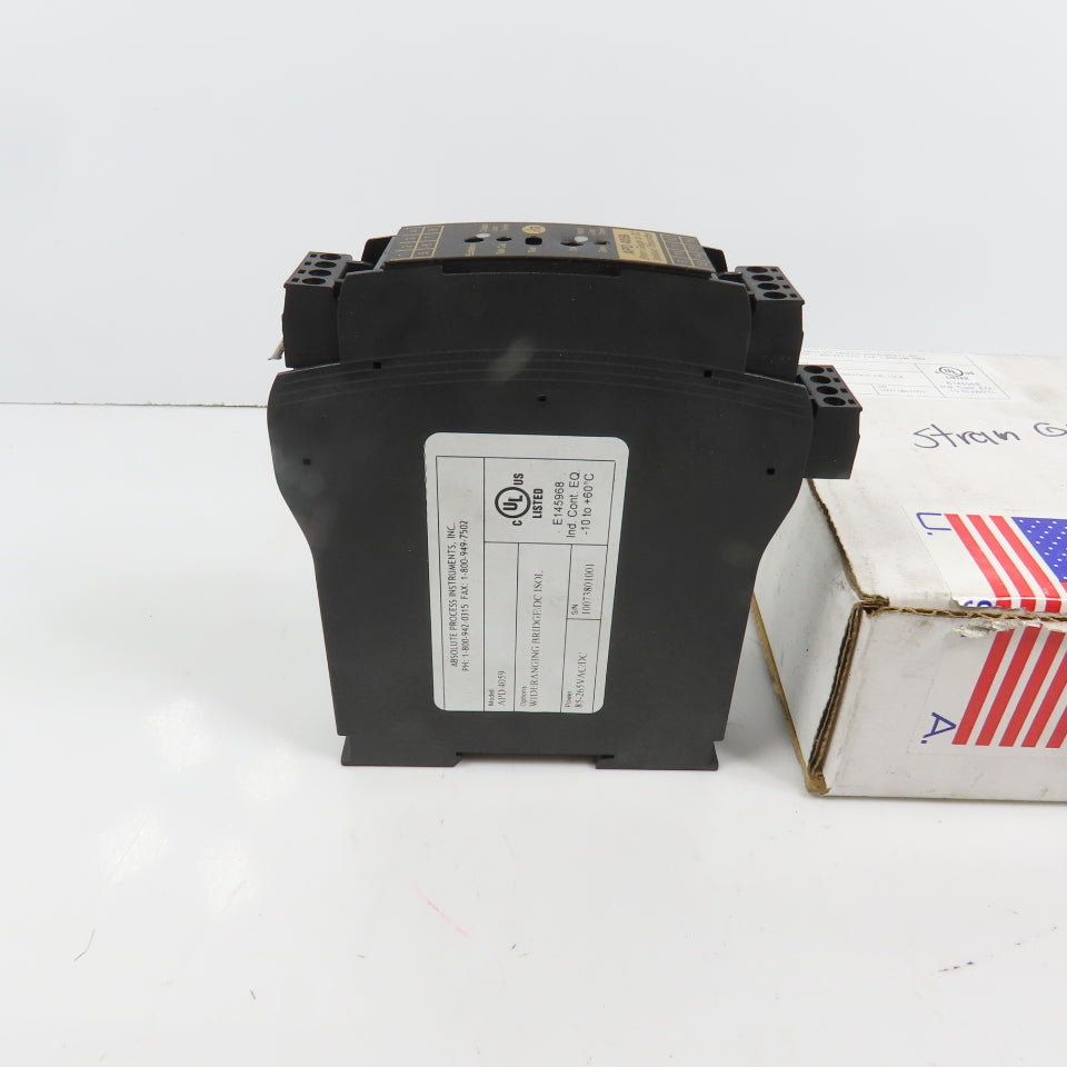 Absolute Process Instruments APD 4059 Strain Gauge To DC Transmitter 85-265V