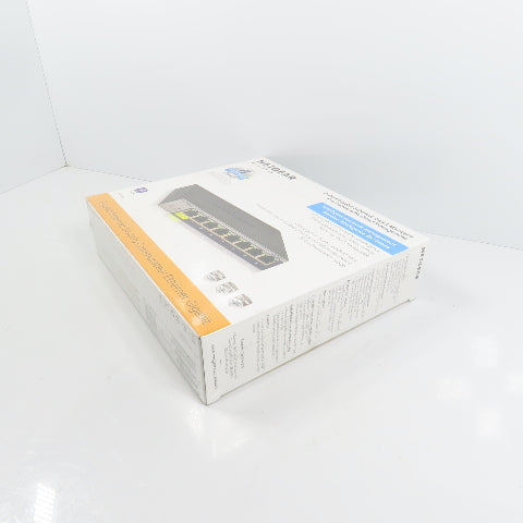 Netgear GS108T-300NAS 8-Port Gigabit Ethernet Smart Managed Switch NEW Sealed