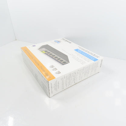 Netgear GS108T-300NAS 8-Port Gigabit Ethernet Smart Managed Switch NEW Sealed