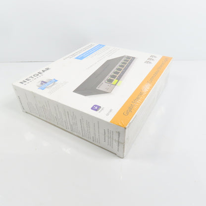Netgear GS108T-300NAS 8-Port Gigabit Ethernet Smart Managed Switch NEW Sealed