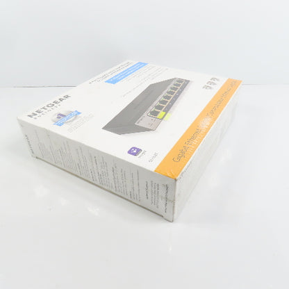 Netgear GS108T-300NAS 8-Port Gigabit Ethernet Smart Managed Switch NEW Sealed