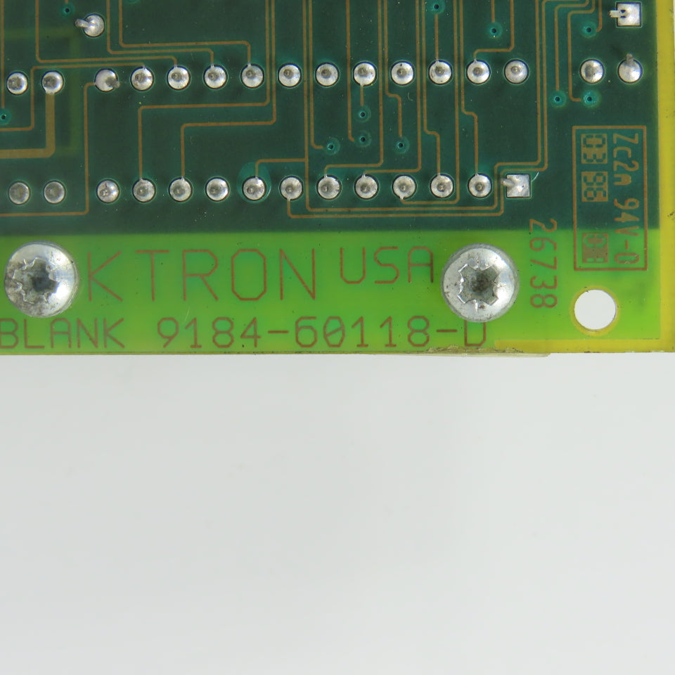 K-Tron 9184-60118-D KEG05044946 PC Control Board