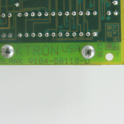 K-Tron 9184-60118-D KEG05044946 PC Control Board