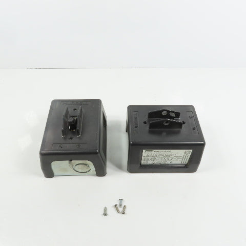 Hubbell HBL7810D HBL7810BW 30A Manual Motor Controller Switch 20HP 600V Lot Of 2
