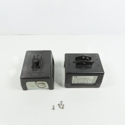 Hubbell HBL7810D HBL7810BW 30A Manual Motor Controller Switch 20HP 600V Lot Of 2