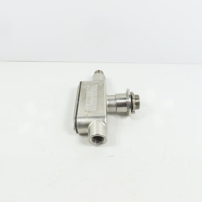 Calbrite E307133 1/2" TB 316 Stainless Steel Conduit Body W/ Cover