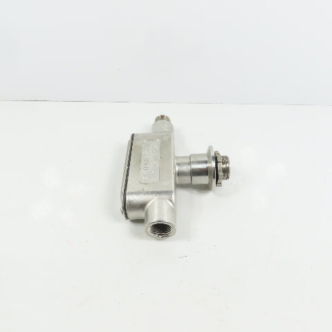 Calbrite E307133 1/2" TB 316 Stainless Steel Conduit Body W/ Cover