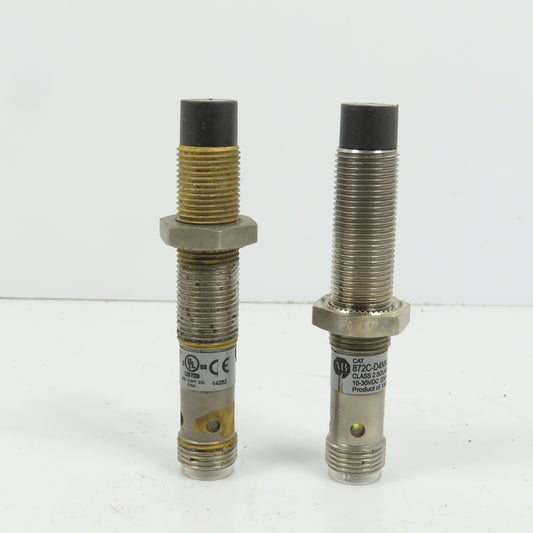 Allen Bradley 872C-D4NN12-D4 Threaded Barrel Inductive Proximity Sensor Lot/2
