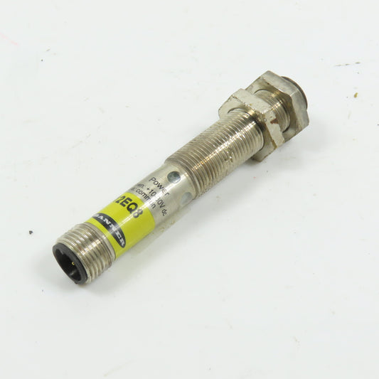 Banner M12EQ8 Threaded Barrel Photoelectric Sensor 10-30VDC