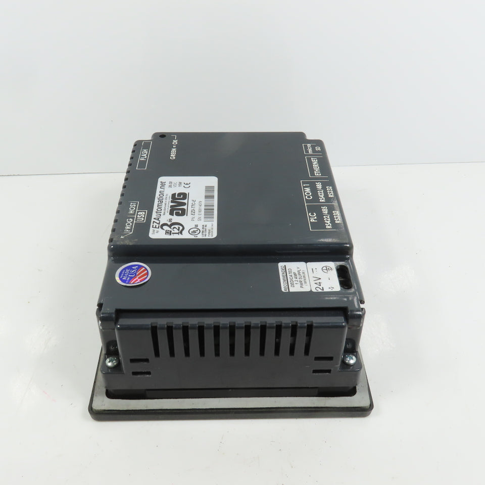 EZ Automation EZ3-T7C-E 7" TFT HMI Display & PLC Combo 20-30VDC