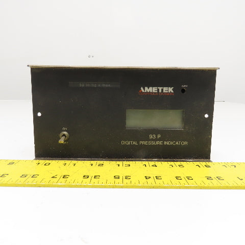 Ametek 93PLV0010BC4BC Digital Pressure Indicator Vacuum -10.000 in/Hg