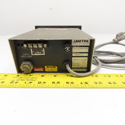 Ametek 93PLV0010BC4BC Digital Pressure Indicator Vacuum -10.000 in/Hg