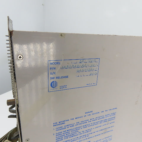 Comau DPS 100 HV Power Supply Module