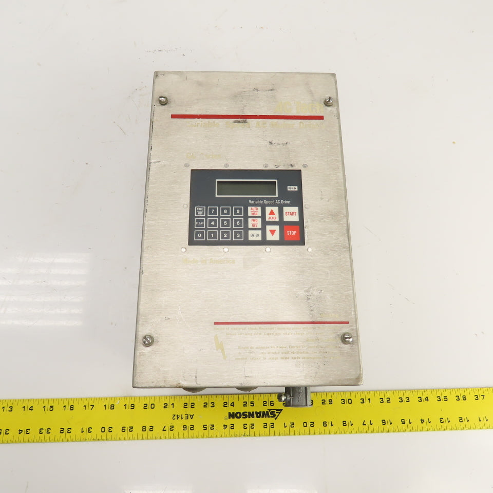 AC Tech Q22003E 3HP 2.2kW Variable Speed AC Motor Drive 200/240V 3PH Type 4X Enc