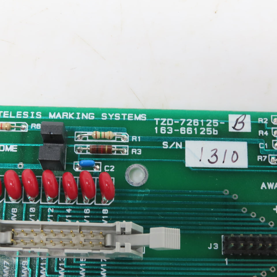 Telesis Marking Systems TZD-726125-B 163-66125b Control Circuit Board PCB