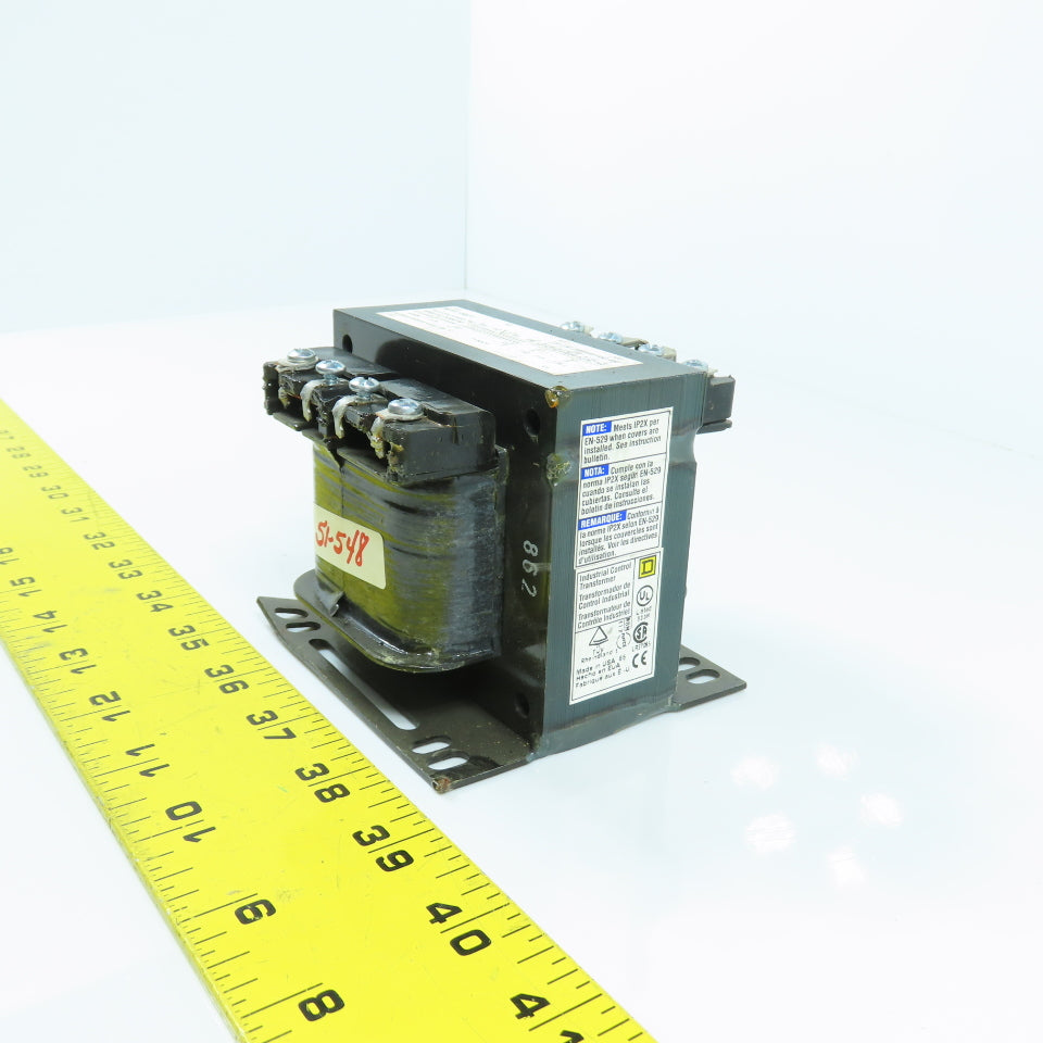 Square D 9070T150D1 0.15kVA Control Transformer Pri 220-480V Sec 110-115-120V