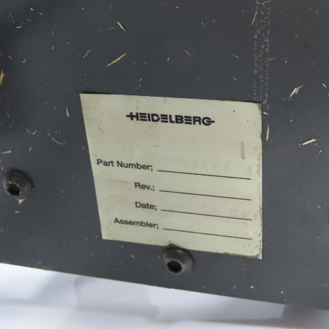 Heidelberg 5687870 Quickfolder Paper Folding Machine Parts Assembly