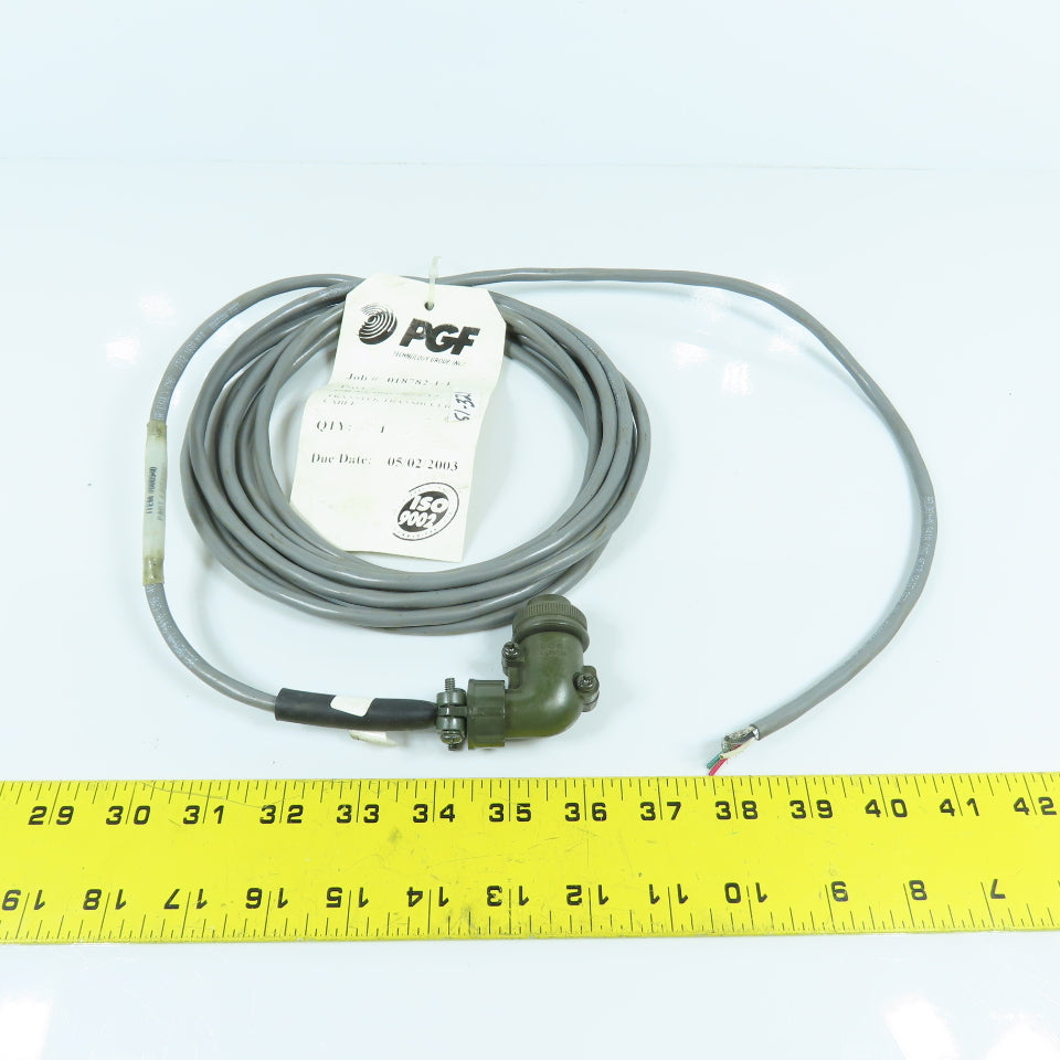 PGF Technology GRA C000-9022-15 05E41587 Transtek Transducer Cable Belden 9418