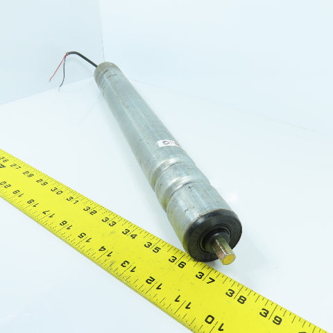 Interroll 92808 1.9" OD Powered Conveyor Roller 16-7/8" Face 17.5" BF 24VDC